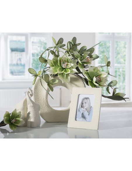 WAZON DEKORACYJNY RISO O 13 X 63 CM KREMOWY