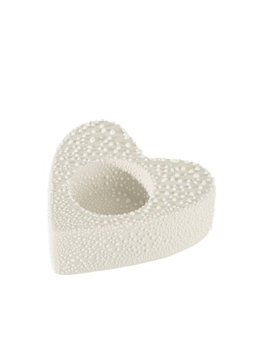 ŚWIĄTECZNA CERAMIKA 9 X 9 X 3 CM KREMOWY