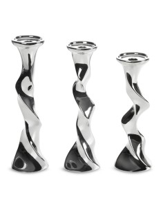 ŚWIĄTECZNA CERAMIKA O 13 X 44 CM SREBRNY 2