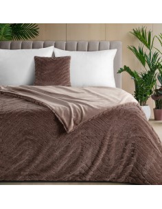 KOC KATE 150 X 200 CM CIEMNOBEŻOWY 2