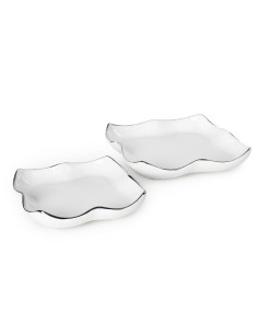 PATERA DEKORACYJNA TONY (01) 25 X 25 X 6 CM BIAŁY 2