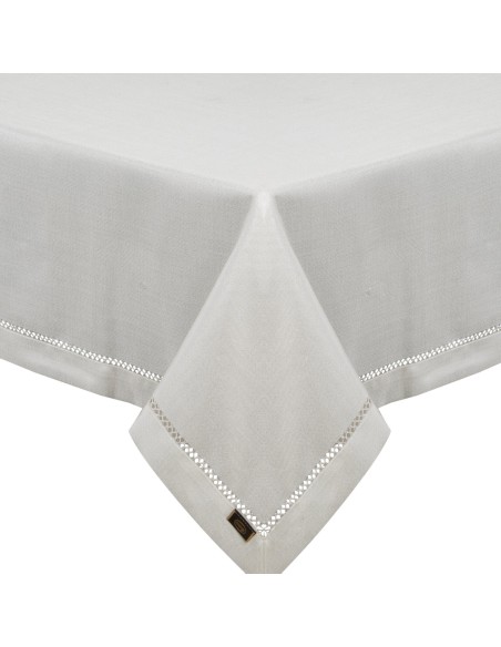 OBRUS EMILY 145 X 240 CM BIAŁY