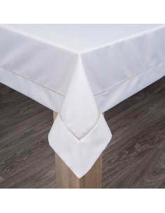 OBRUS MADELE 140 X 220 CM BIAŁY