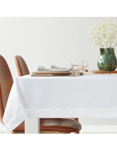 OBRUS LUCY 140 X 220 CM BIAŁY