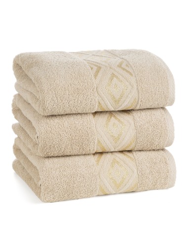 RĘCZNIK AZARI (03) 70 X 140 CM BEŻOWY