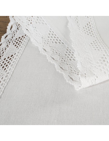 OBRUS NATALY 40 X 140 CM BIAŁY