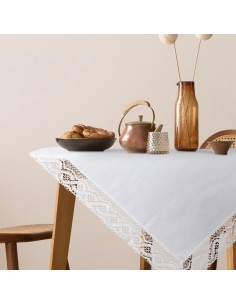 OBRUS SUSAN 85 X 85 CM BIAŁY